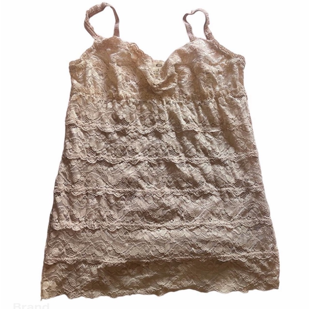 Free People Blush Lace Top